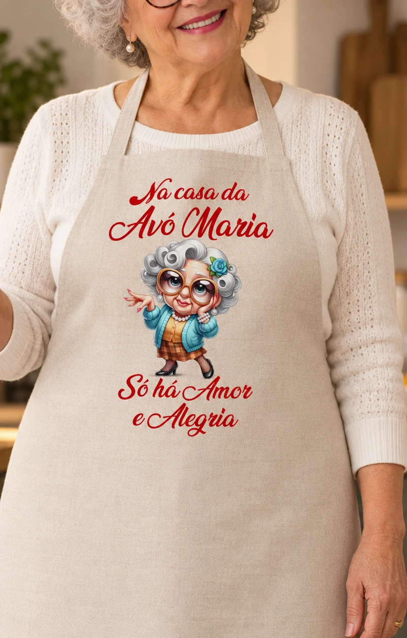 Avental adulto personalizado