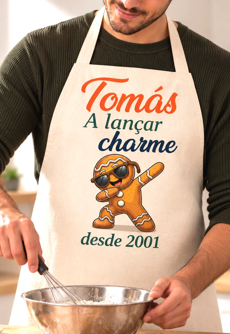 Avental adulto personalizado
