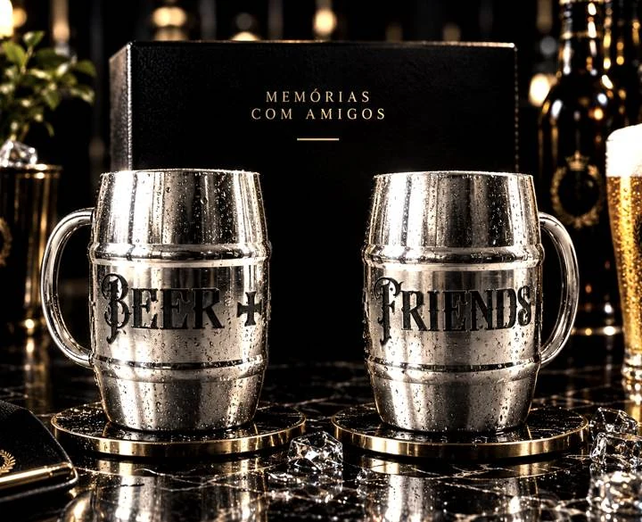 Canecas barril Beer + Friends