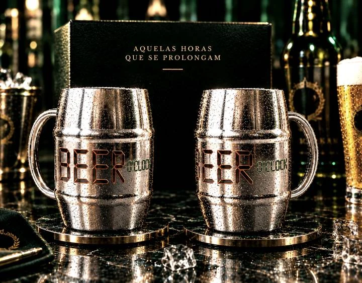 Canecas barril Beer O'Clock