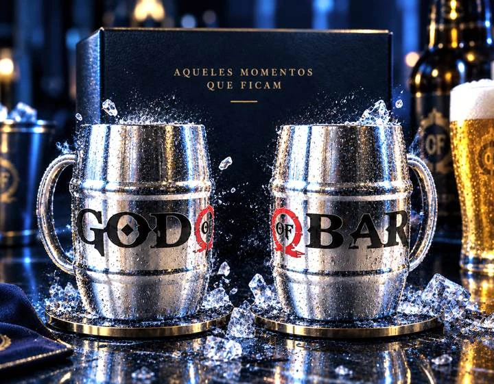Canecas barril God of Bar
